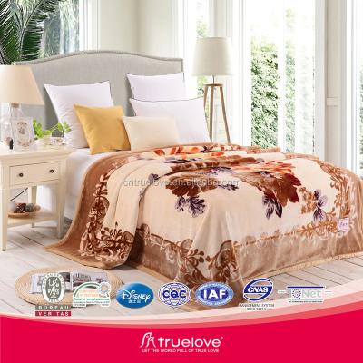 China 100% mink blanket blankets anti-pilling polyester cloudy warm gorgeous thick heavy 220x240 for sale