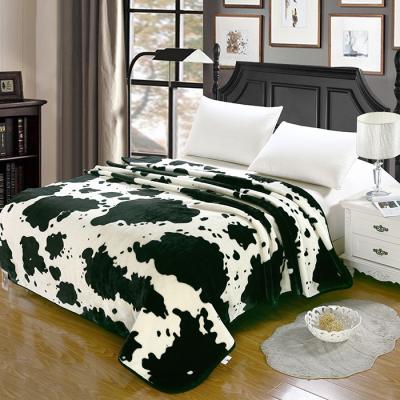 China New Korean 100% Polyester Anti-pilling Mink Blanket Printing Mink Blankets 220x240 for sale