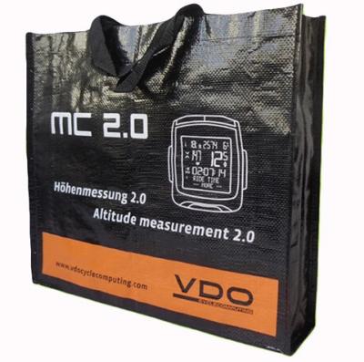 China Promotional Reclycled Custom Plastic Laminated PP Woven Shopping Bag for sale