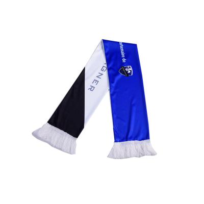 China Custom Polyester & Polyester Spandex With 2 Way Stretch SCARF Custom Football Fan Scarf for sale