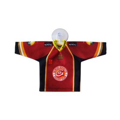 China Hot Selling Mini T Shirt Hanging With Hanger For Sports Souvenir for sale