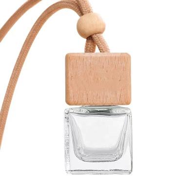 China Non Puddle Square Car Air Freshener Diffuser Bottle Perfume Aromatherapy Scented Diffuser Bottles for sale