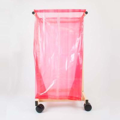 China BIODEGRADABLE Red Water Soluble Hot Water Laundry Bags for sale