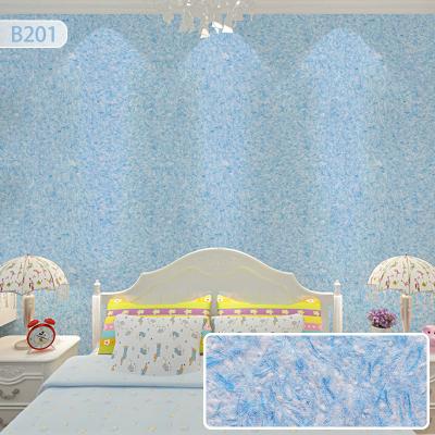 China Modern Silk Plaster Wall Covering Wallpaper Cotton Liquid Paints for sale