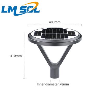 China Best Garden Price LMSOL Solar Radio LED Warm White Garden Lights Solar Panel Solar Garden Led Light for sale