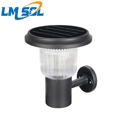 China New Model 6500k Solar Waterproof IP65 Garden LMSOL Solar Lamp Wall Light for sale