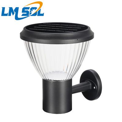 China Factory Price LMSOL Solar Lamp Mono Solar Panel Outdoor Garden IP65 Solar Wall Light for sale