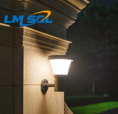 China House Garden Outdoor LMSOL Price Aluminum Door Ip65 5w Nice Integrated Led Solar Wall Light for sale