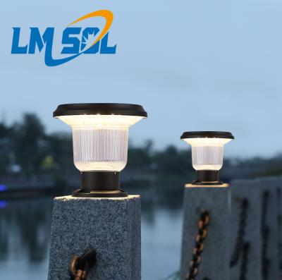 China LMsol Premium Quality Garden Outdoor Solar Powered Garden Led Gate Pillar Lights 3W 5W for sale