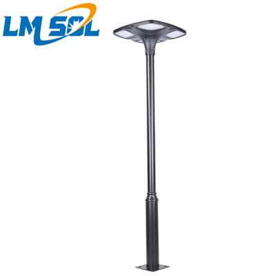 China Outdoor Park Decoration Garden LMSOL Post Waterproof IP65 Aluminum PC Led Garden Lamp for sale