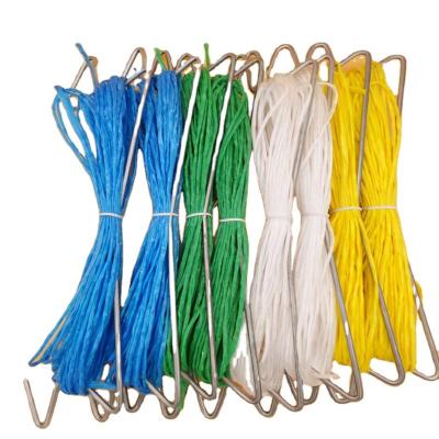 China Plant Growth Trinog Tomato Hooks with PP Twist Vine Wire Hook Tomato Cucumber Planting Supports Planting for Greenhouse for sale