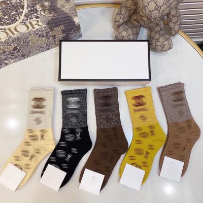 China Wholesale winter QUICK DRY Christmas cc embroidery printed casual thermal socks for sale