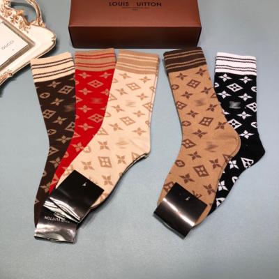 China High Quality Designer Socks Brand FF QUICK DRY QUICK DRY High Quality Letter Printed Soft Comfortable Warm Socks for sale