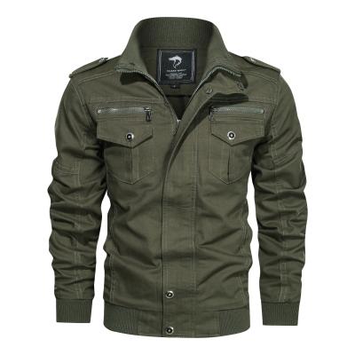 China Hot Selling Thin Hot Selling Pure Cotton Washed Military Uniforms Europe America Amazon Multi-pocket Jacket Anti-Wrinkle Machining Men's Jacket for sale