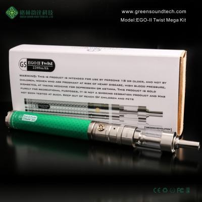 China big vapor e cigarette with adjustable voltage big vapor hookah e shisha pen 2200MAH for sale