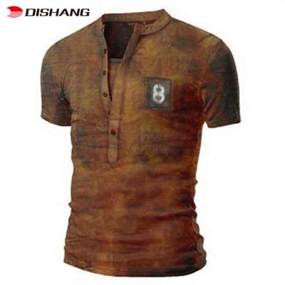 China Wholesale Custom Made Casual Slim Fit V-Neck T-Shirts Short Sleeve Men's T-Shirts High Quality Summer QUICK DRY Shirt for sale