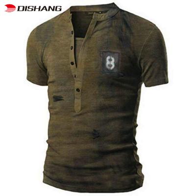 China Wholesale QUICK DRY Men's Tees Shirt High Quantity Casual Printed Short Sleeve Workout Shirts for sale