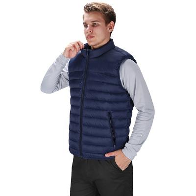 China Wholesale Anti-Wrinkle Mens Winter Waistcoat Outdoor Insulated Lightweight Vest Sports Active Stripper Sleeveless Vests With Pocket for sale