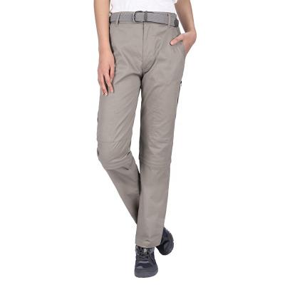 China 2020 New Women Outdoor Rise Cycling Cargo Anti-pilling Pants Climbing Track Breathable Convertible Pants With 5 Zipper Pockets for sale