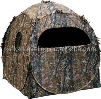 China Fiberglass Factory Direct Sales Camouflage Hunting Tent for sale