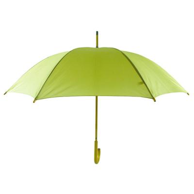 China CLASSIC Cheap Yellow Black-plated Frame Ladies Stick Up Umbrellas for sale