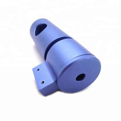 China Machinery Used In Industry Precision Machining Center Aluminum Parts Laser Cutting Parts With Blue Anodizing Surface for sale