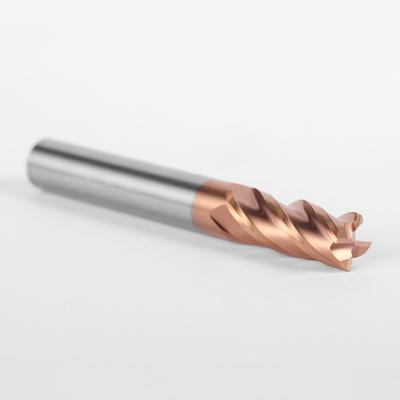 China cnc machining center Derleeci china manufacturer hrc55 carbide end mill cutter for sale