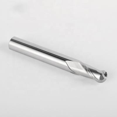 China CNC Machining Center Derleeci hrc55 Solid Carbide CNC Milling Cutter Ball Nose End Mill For Aluminum for sale