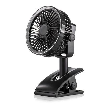 China Mute 6 Inch USB Rechargeable Electric Desk Fan For Office Small Electric Portable Mini Clip Fan for sale