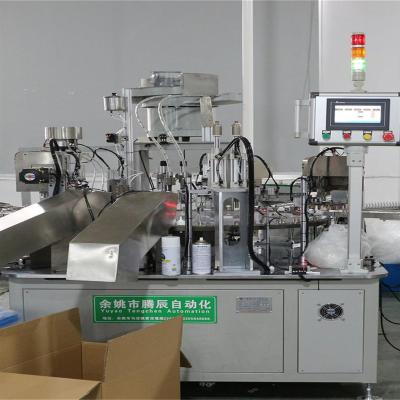 China Custom Wholesale Square Cosmetic Bottle Maker Automatic Pump Gun Machinery Assembly Set Lower Price for sale