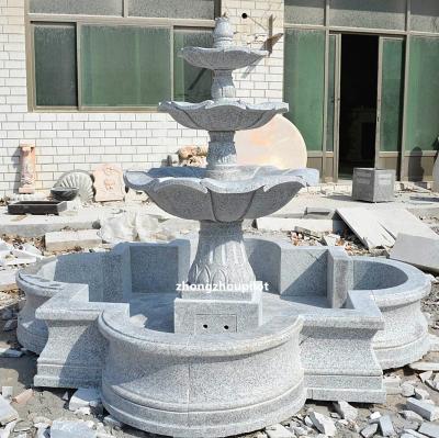 China Large Modern Stone Decor Outdoor Garden Water Fountain Marble Sculpture For Sale for sale