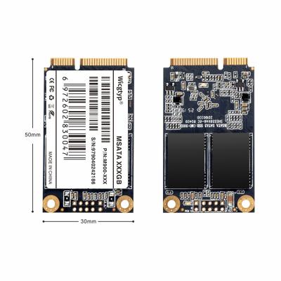 China solid state industrial msata ssd 128gb MLC hard disk drive SSD Wicgtyp for motherboard for sale