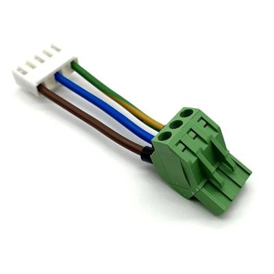 China Custom Electronic Pluggable AC DC Power Supply Terminal Block Wire Harness For Numerous Applications for sale