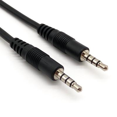 China Car Custom TRRS 3.5mm Plug Stereo Earphone Cable 3.5 Left Audio Cable for sale