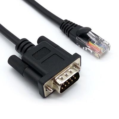 China Custom Industrial Computer VGA DB9 Male RJ48 Cable RS232 D-sub to Assembly 10P10C for sale