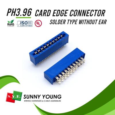 China Circuit: 10-72 3.96mm solder type without ear board edge slot connector for sale