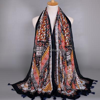 China Wholesale High Quality Cozy Scarf Women Hijab Cotton Shawl for sale