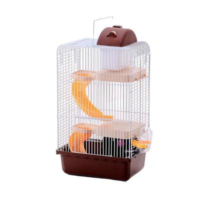 China Hamster Exercise Wheel Home Box Cage Breathable Wooden Running Plastic Wooden Hamster Stuffed Cage With Wheel Toy for sale