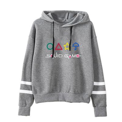 China Hothome Anti-wrinkle squid game candy print hoodies off white pullover hoodie men unisex OEM men clothing for sale