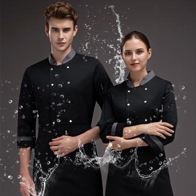 China Coat Jackets Chef Hotel Restaurant Man Lady Gentle Long or Short Sleeves Cooking Chef Clothes New Fashion Uniform for sale