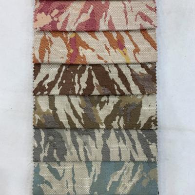 China Anti-rust yard dyed 100% polyester jacquard upholstery fabric for furniture for decoration with new design for sale