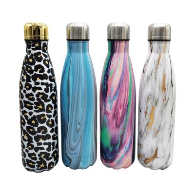 China 500ml Double Wall Sport Stainless Steel Cola Bottle Vacuum Insulated PORTABLE Custom Water Bottle for sale