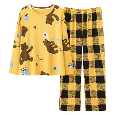 China Factory Price Breathable Women Pajamas Sets New Style Cotton Cartoon Pajamas Sets Soft Women Pajama Sets for sale