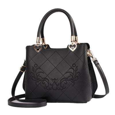 China 2021 Hot Sale Good Quality Fashion Handbags Fashion Printed Simple Solid Handbags High Capacity Ladies Handbags for sale