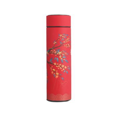 China Retro Thermos Mug Large Capacity Cheap Price Stainless Steel Mug Hot Selling Custom Writing Mug Chinese Style for sale