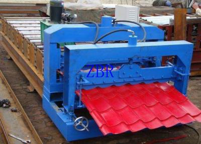 China Waterproof Glazed Tile Roll Forming Machine 13 Rows 75mm Principal Axis Dia for sale