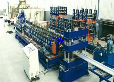 China Steel Profile Gate Frame Shutter Door Roll Forming Machine Cr12 Cutting Blade for sale