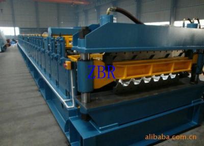 China Chain Driving Double Layer Roll Forming Machine 1200 mm Coil Sheet Feeding for sale