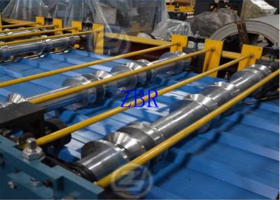 China Color Steel Galvanized Roof Sheet Roll Forming Machine 14 Forming Stations for sale