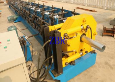 China Rain Downspout Roll Forming Machine 5.5Kw 1.2 Inch Chain Drive 6.5×1×1.2 M for sale